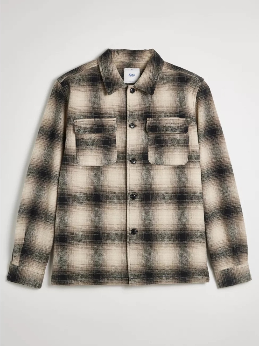 Katin Flannel Shirt Mens Medium Shiloh Heavyweight Plaid Hiking Huckberry